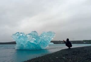 The ice lake Jökulsárlón The ice lake Jökulsárlón