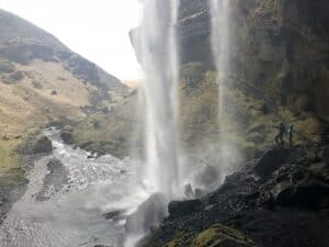 Top waterfall above Skógafoss
