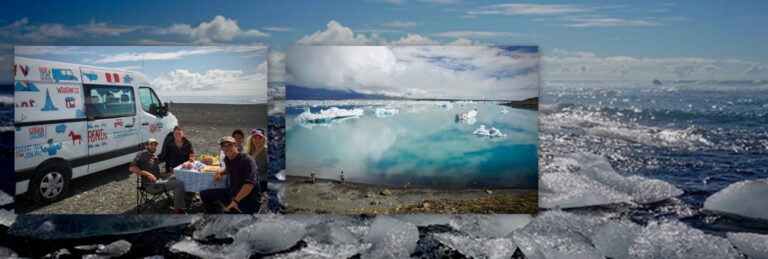 Van life around the ring road camper story