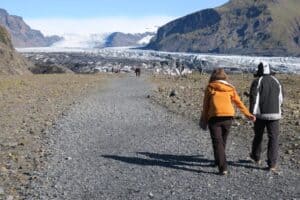 Visiting glaciers in Iceland Visiting glaciers in Iceland