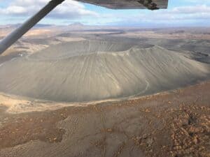 Viti crater from the air