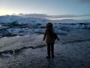Winter by Jökulsárlón