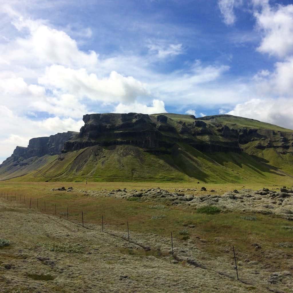 A mountain view in South Iceland A mountain view in South Iceland
