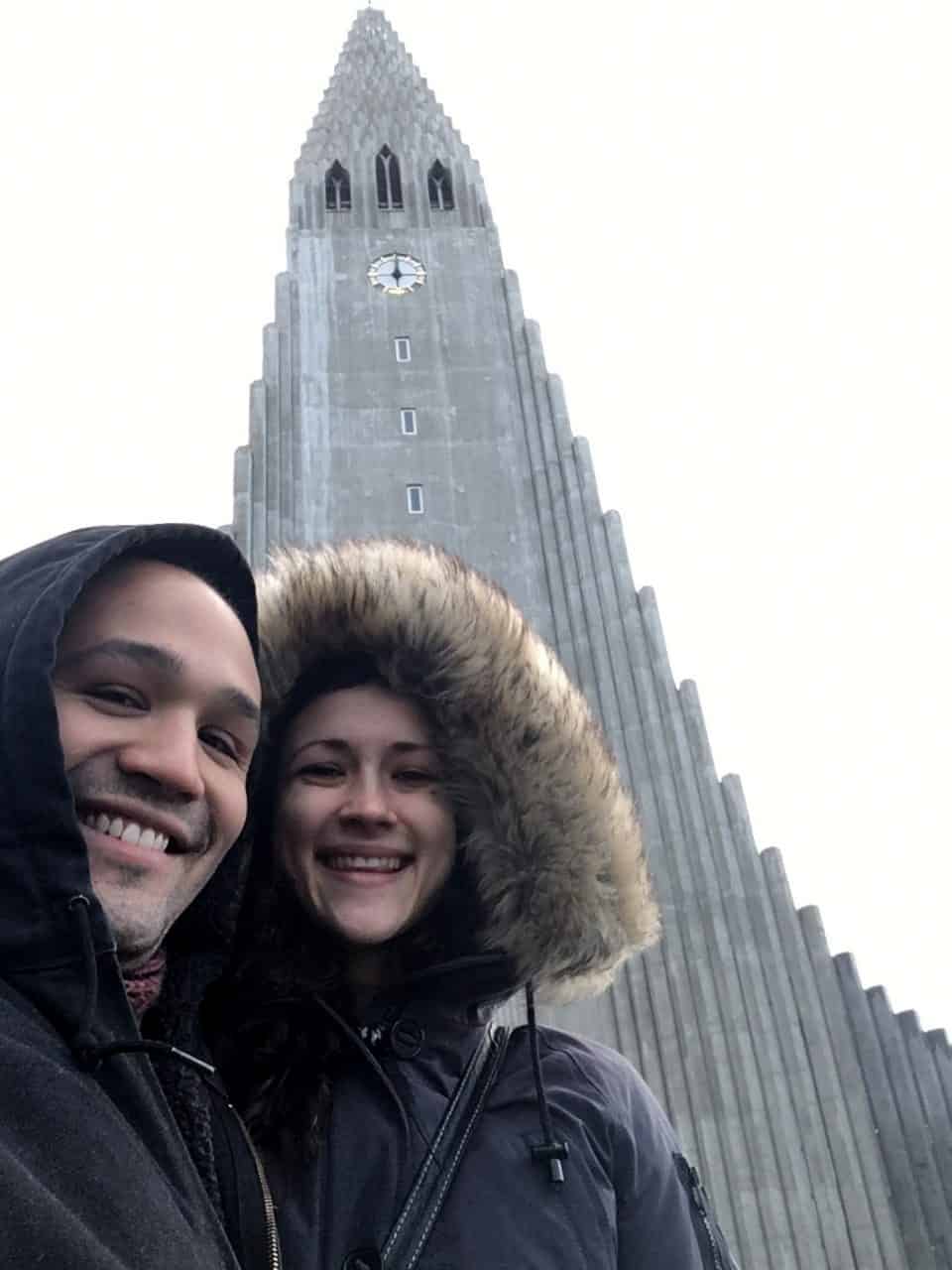 The big church in Reykjavik The big church in Reykjavik