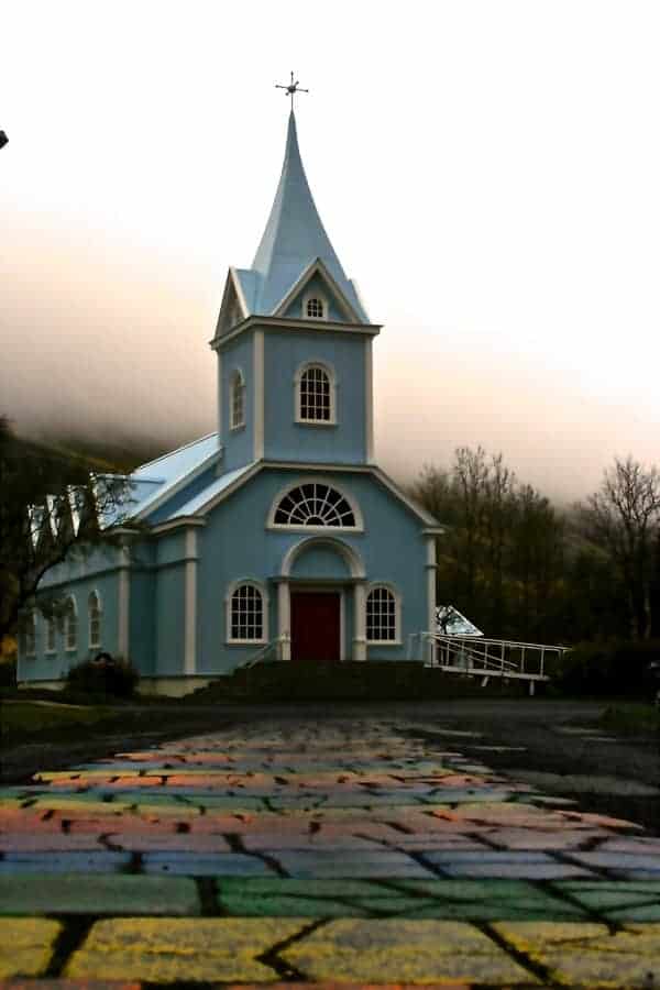 the church in Seyðisfjörður