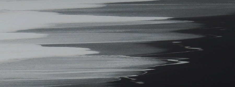 The undertow at Sólheimarsandur