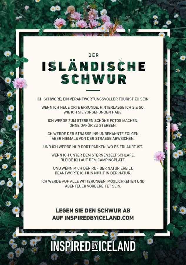 The Icelandic pledge in German - Das isländische Versprechen The Icelandic pledge in German - Das isländische Versprechen