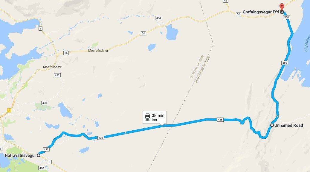 The scenic route - The Golden Circle