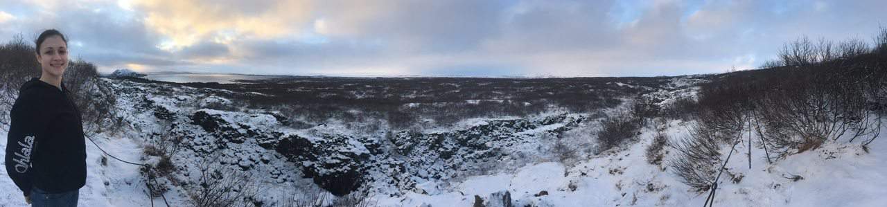 Þingvellir in February Þingvellir in February