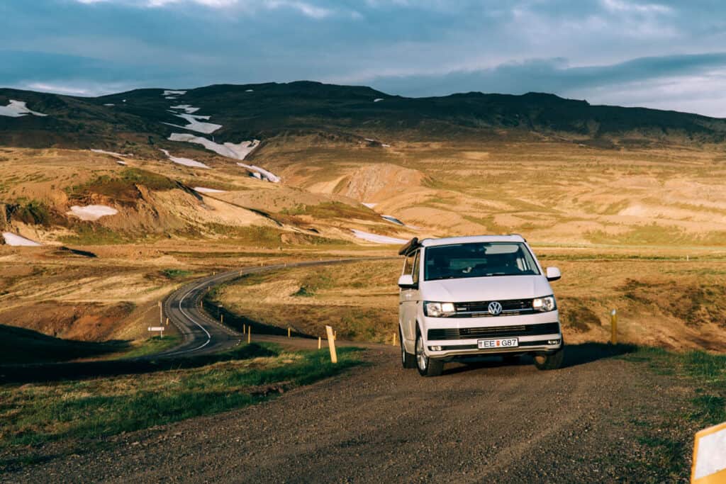 VW California 4×4 camper Icelandic wilderness camper trip