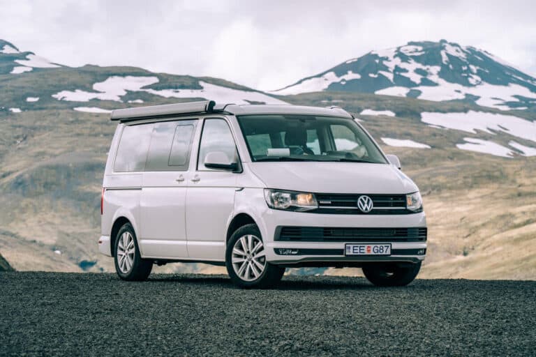 VW California 4×4 camper van rental Iceland