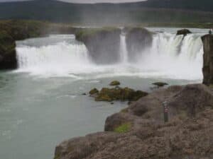 Godafoss waterfall Godafoss waterfall