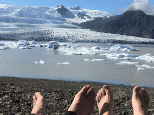 Jökulsárlón Glacier Lagoon shores