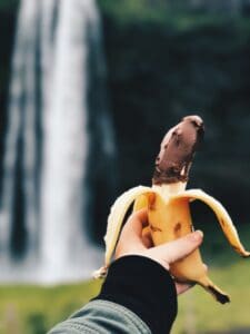 Lunch at Skógafoss Lunch at Skógafoss