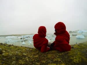 On the banks of Jökulsárlón On the banks of Jökulsárlón
