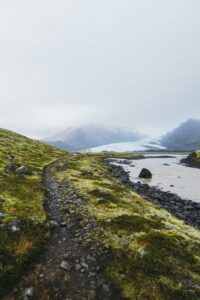 Trekking to Seljavallalaug Trekking to Seljavallalaug