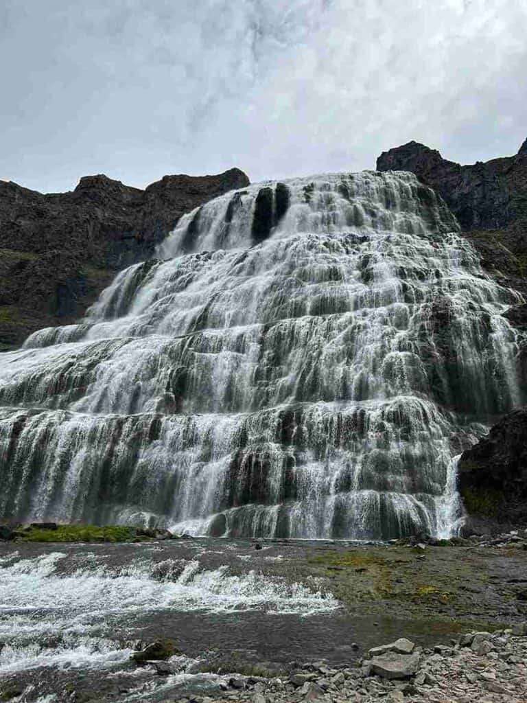  A semi large waterfall