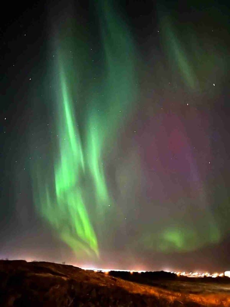 A nnorther lights show