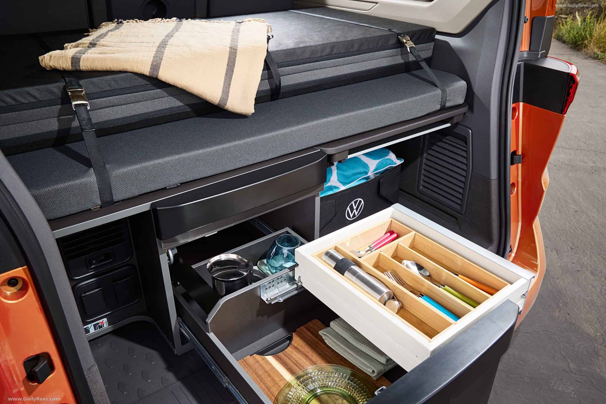 VW California 2026 storage area